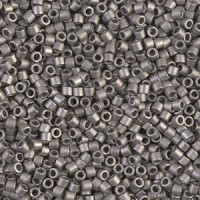 Miyuki delica beads 10/0 - Metallic silver matted DBM-321